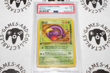 ekans first edition pokemon card - (46) - Fossil (1st Edition) - Trading - Collectible Card The item available is listed in the Title Pokemon TCG | Ekans #56/82