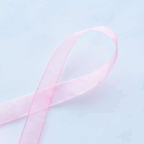 Sheer Ribbon: 15mm Pink