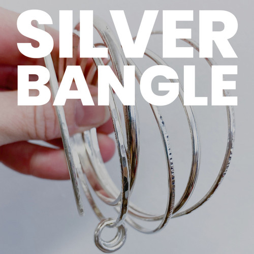 Silver Bangle Workshop: Monday 24th June 2024: 10.30am