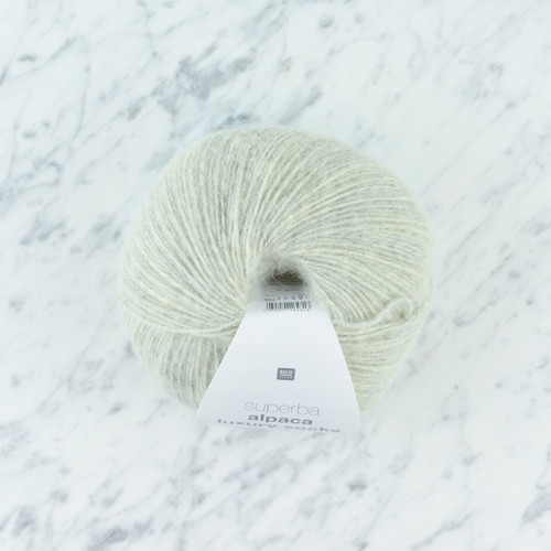 Superba Alpaca Luxury 4 Ply Sock Yarn: Silver Grey 100g