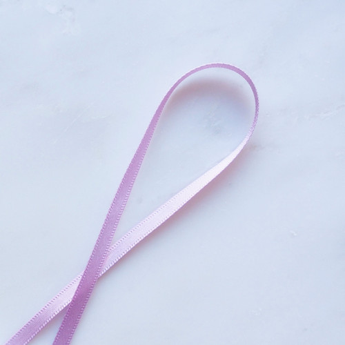 Double Faced Satin Ribbon: 5mm Orchid