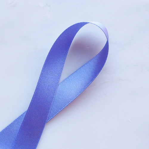 Double Faced Satin Ribbon: 15mm Lupin