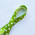 Polka Dot Satin Ribbon: 15mm Meadow