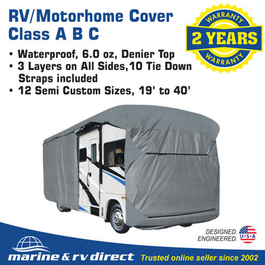 31 32 33 FT Waterproof RV Motorhome Camper Travel Trailer Covers Class A B C 