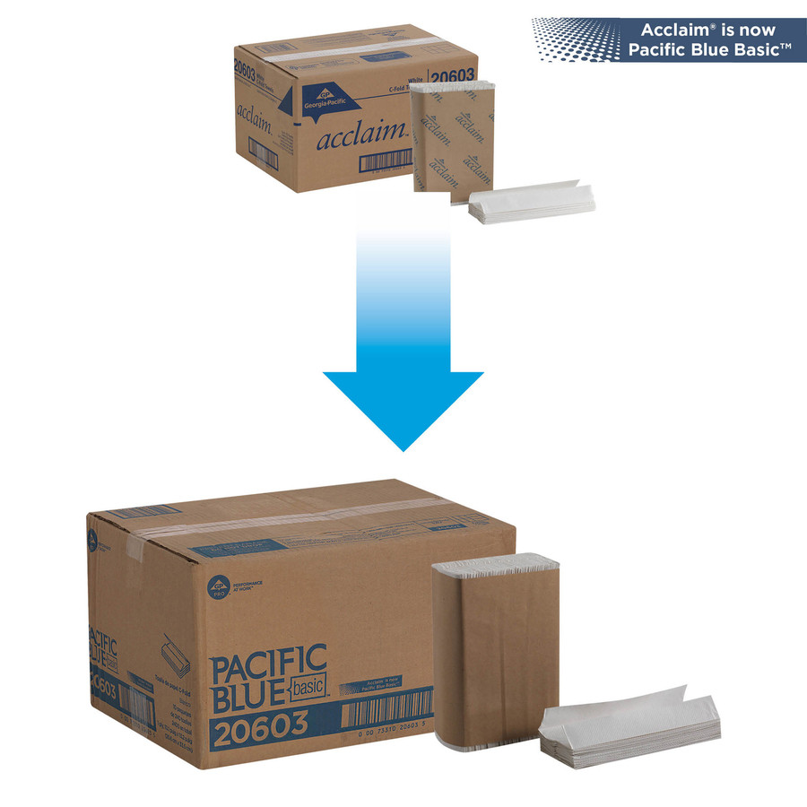 Pacific Blue Basic 20603 C-Fold Paper Towels | Nordisco.com