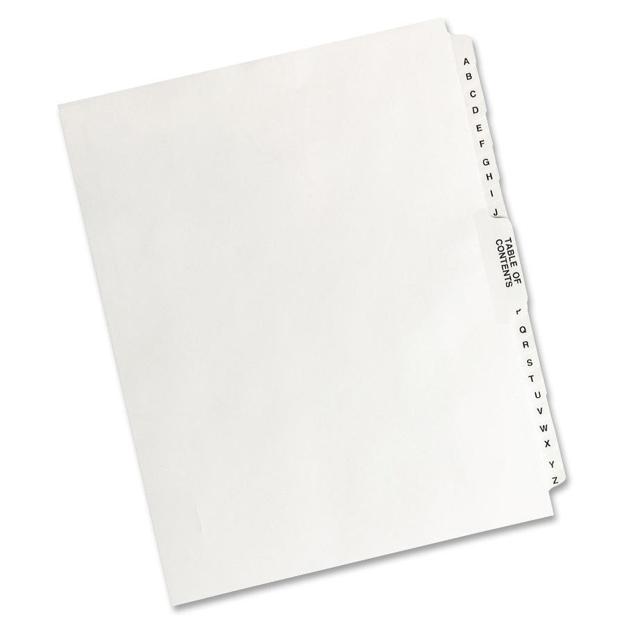 Avery LSLTSAZ Premium Collated Legal Exhibit Dividers with Table of Contents Tab Avery Style