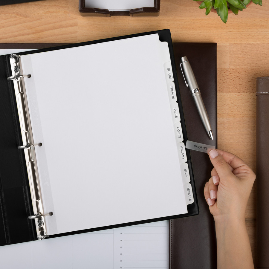 Avery CPK8 Print Apply Clear Label Dividers Index Maker Easy Peel