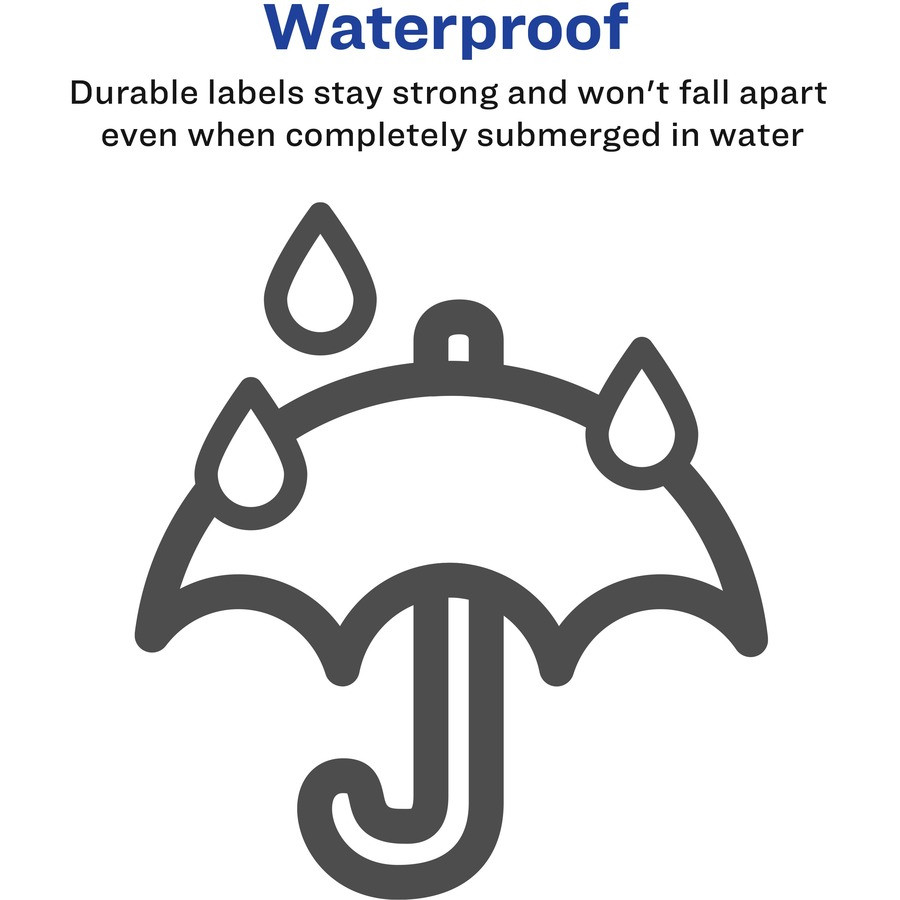 Avery 5526 Weatherproof Mailing Labels | Nordisco.com