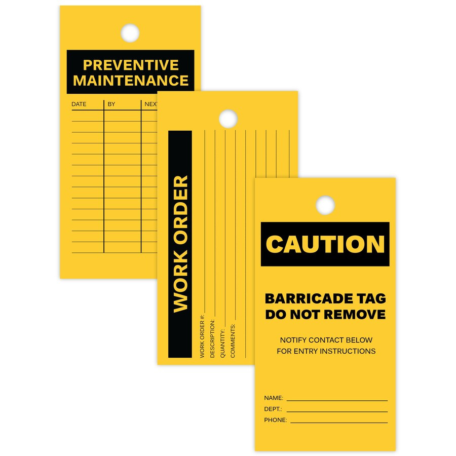 Avery 62402 UltraDuty Lock Out Tag Out Hang Tags | Nordisco.com