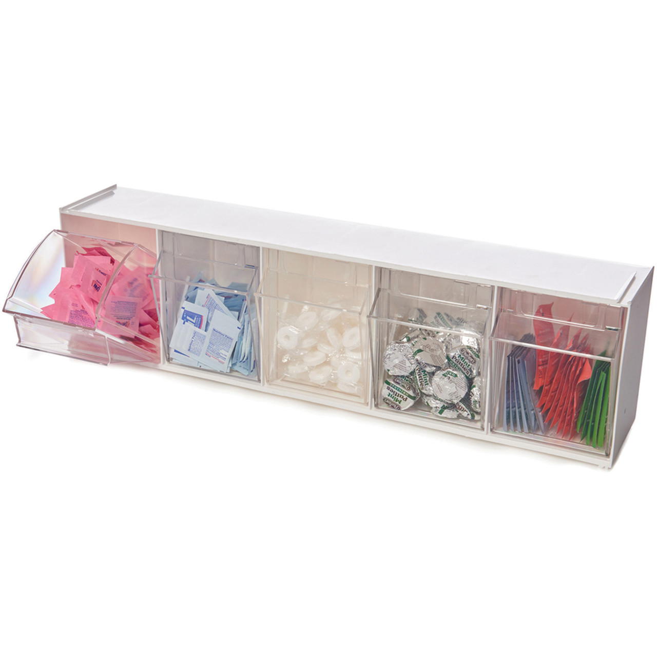 Deflecto 20503OP Tilt Bin Interlocking MultiBin Storage Organizer