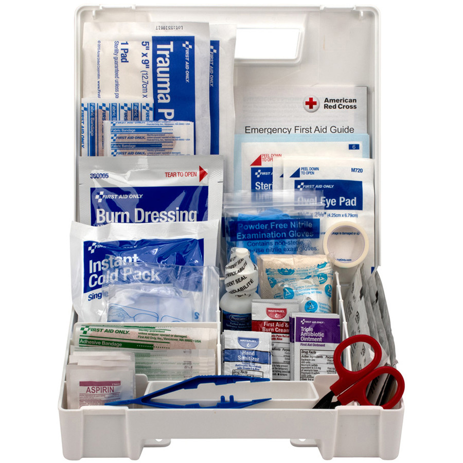 First Aid Only 90589 25-Person Bulk Plastic First Aid Kit - ANSI ...