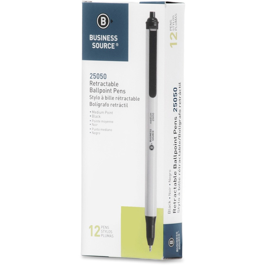 Business Source 25050 Retractable Ballpoint Pens | Nordisco.com