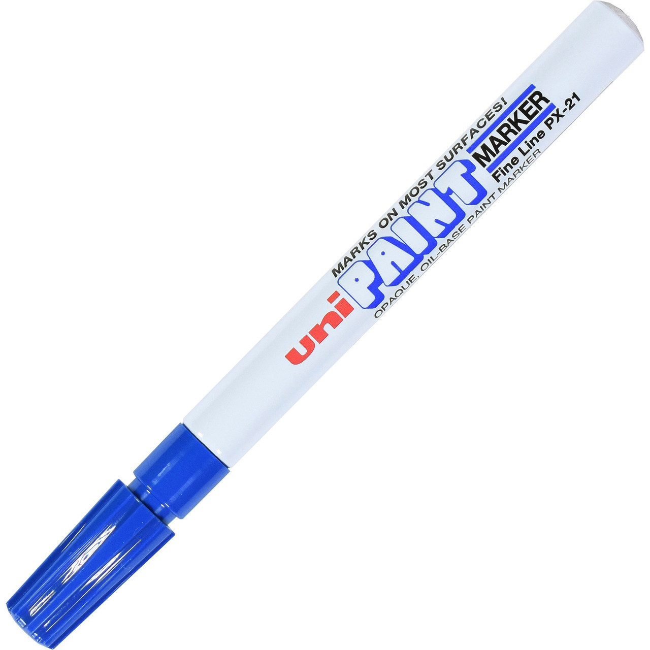 uni PAINT PX-21 Oil-Based Paint Marker, Fine Line, White (63713)