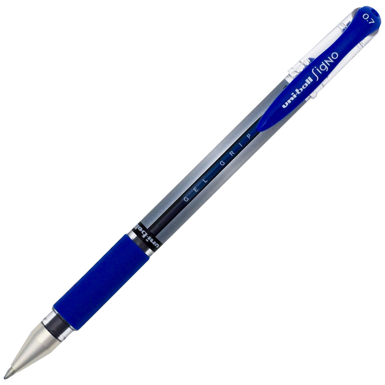 Uni-ball Signo 0.7 Gel Grip Pen 65451, Blue Uni Super Ink