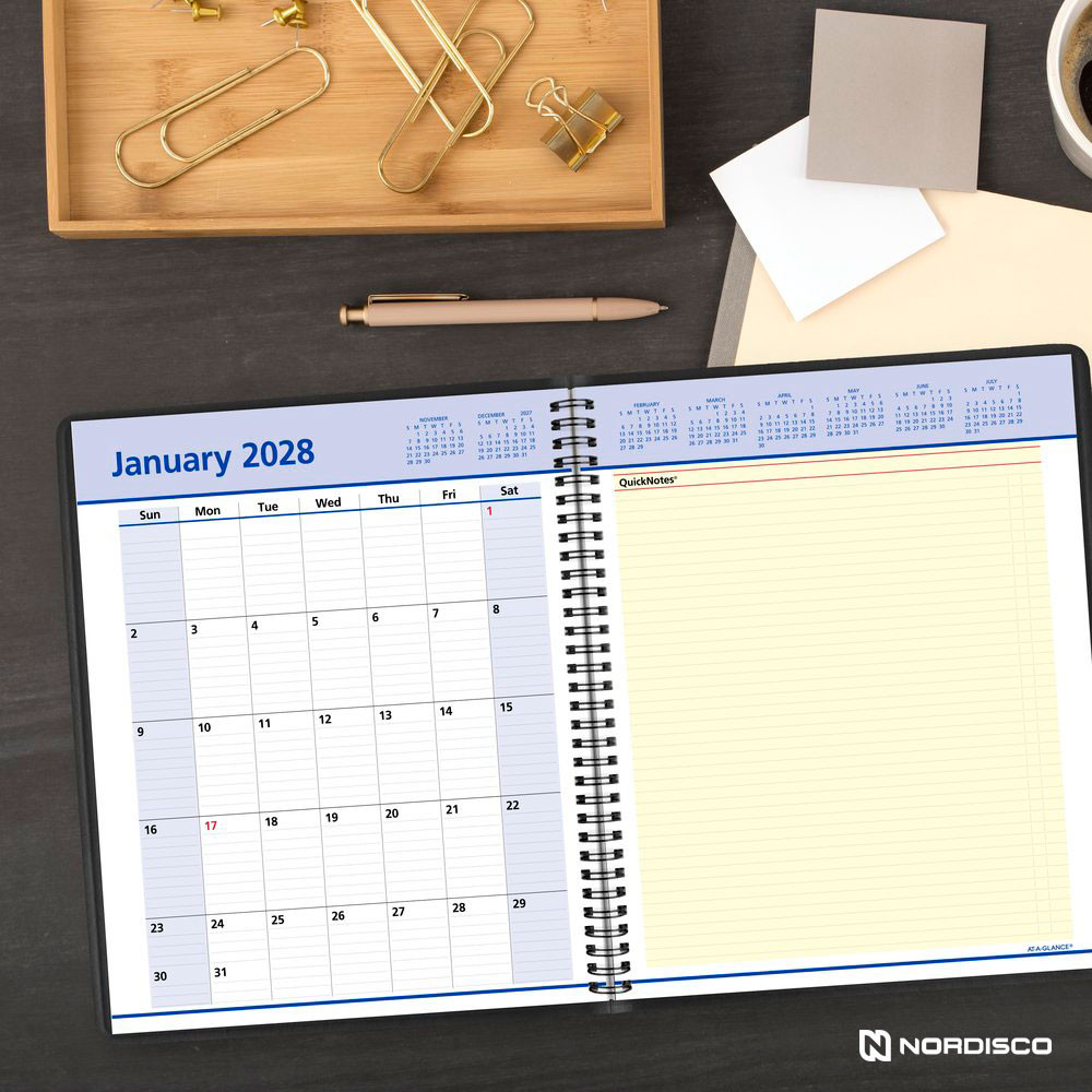 At-A-Glance 2027 76-01-05 QuickNotes Weekly Monthly Appointment