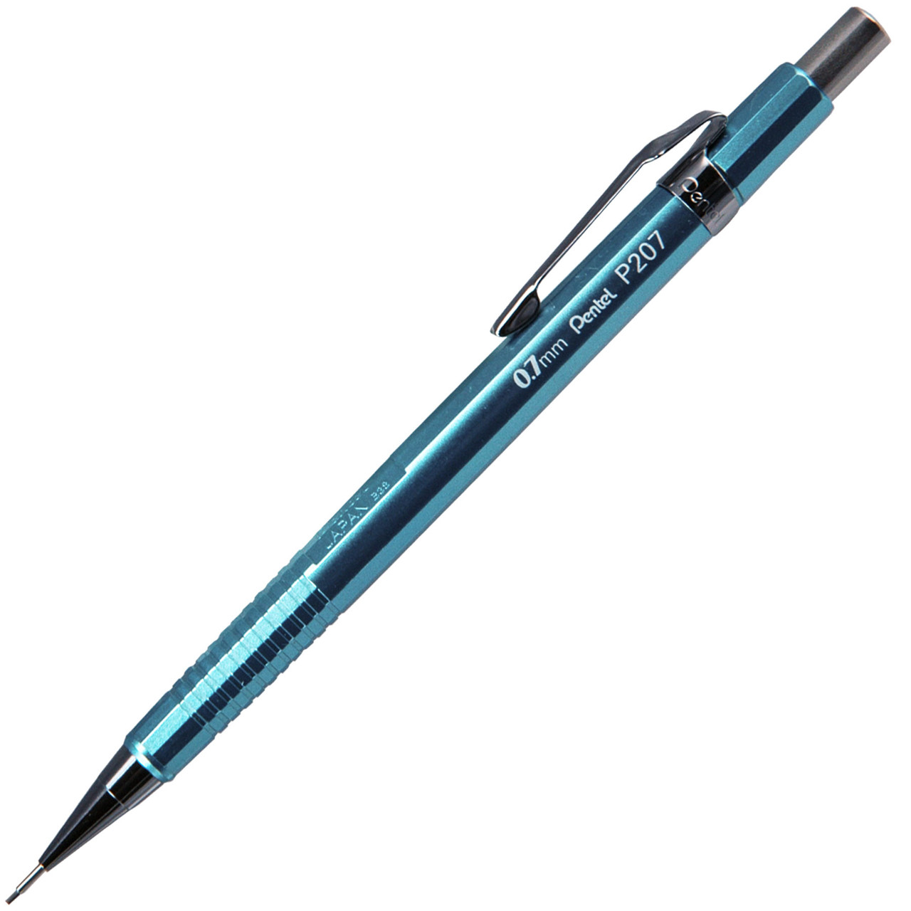Pentel Sharp P207 P207MS, 0.7mm Sky Blue Metallic Series