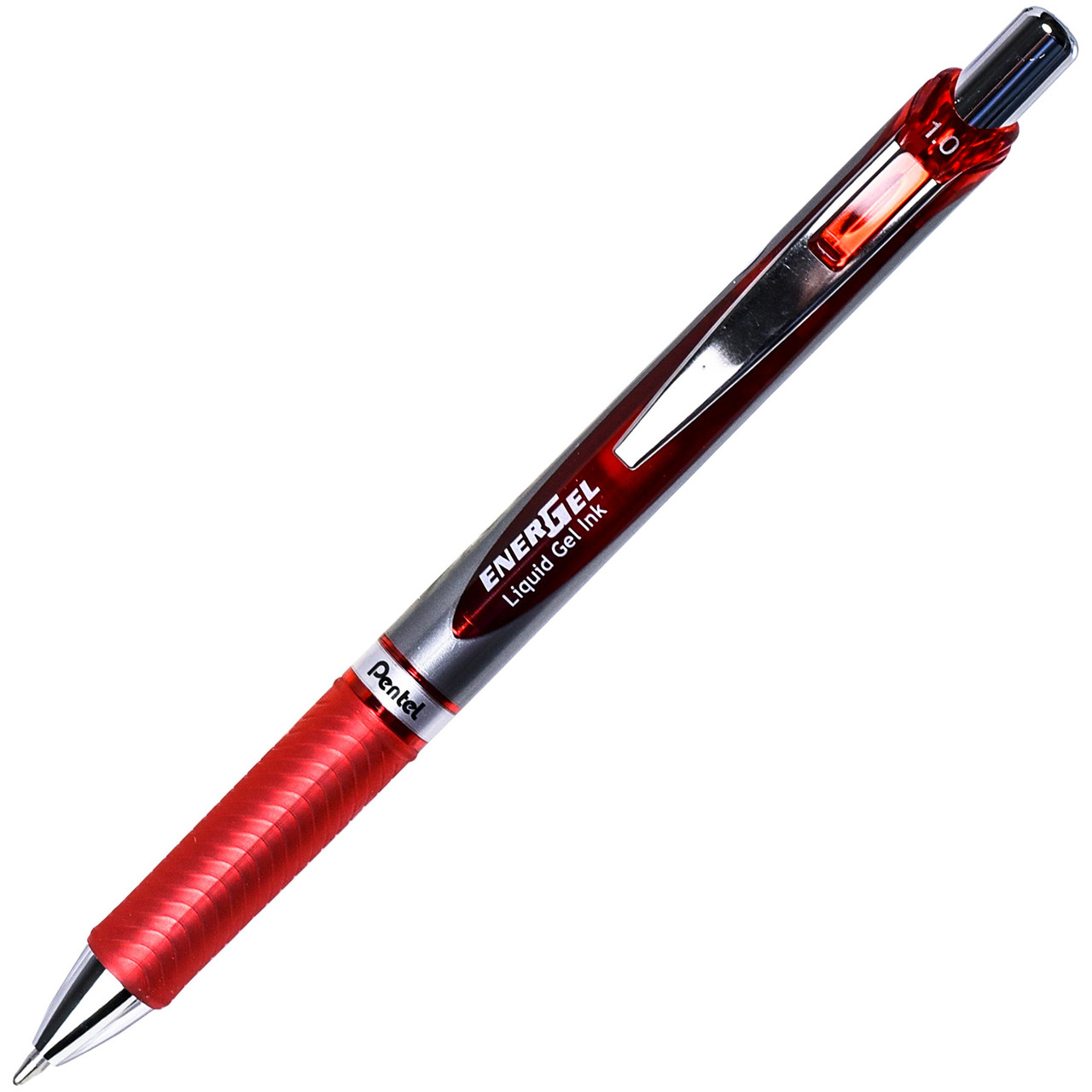 Pentel EnerGel BL80 BL80-BX, 1.0mm Bold, Red Liquid Gel Ink