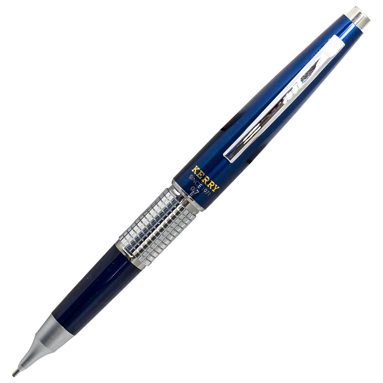Pentel P1037C Sharp Kerry Mechanical Pencil, 0.7 mm, Metallic Blue