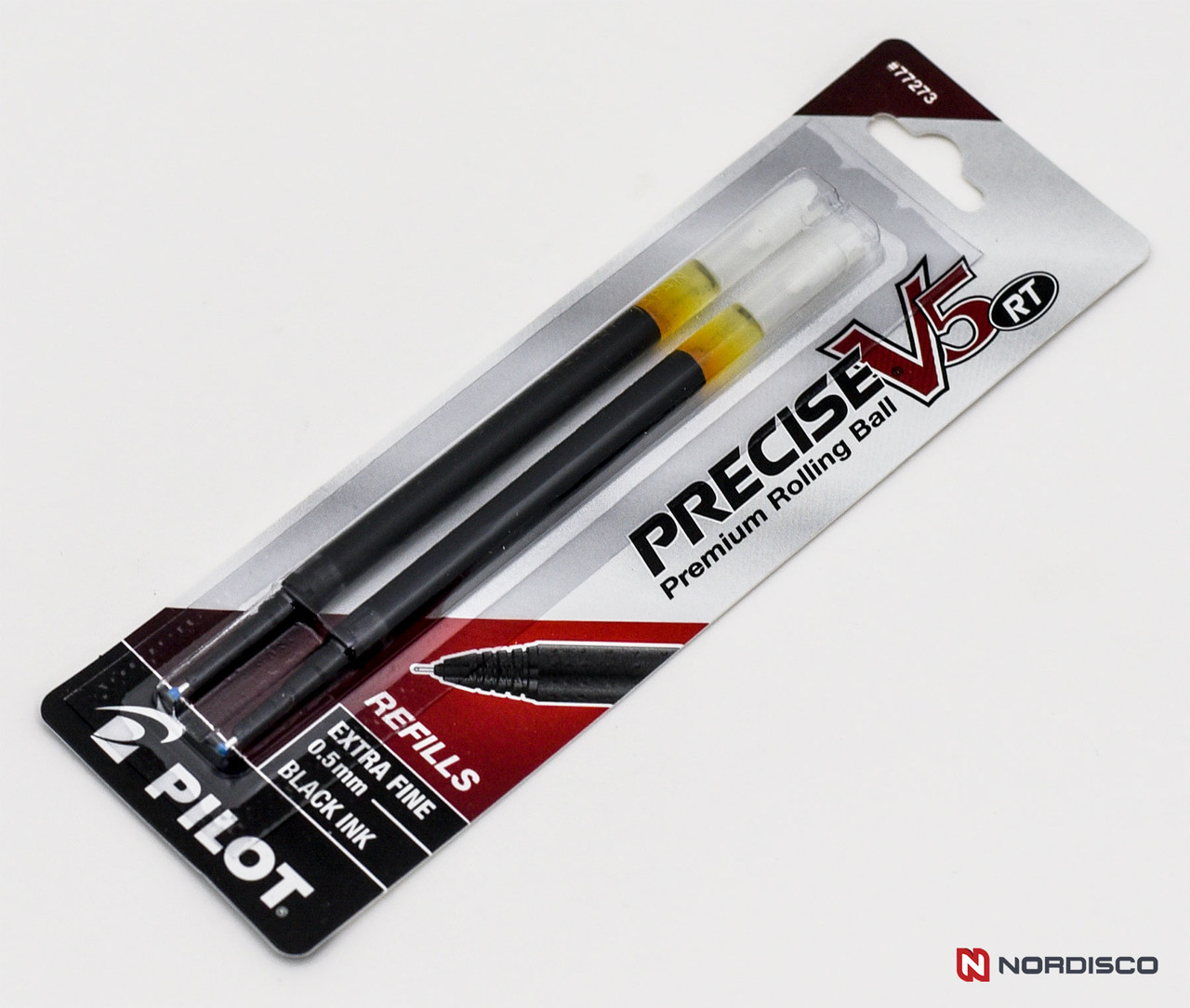 Pilot Precise V5 RT 26062 Pens & Refills, Black Ink, 0.5mm Extra