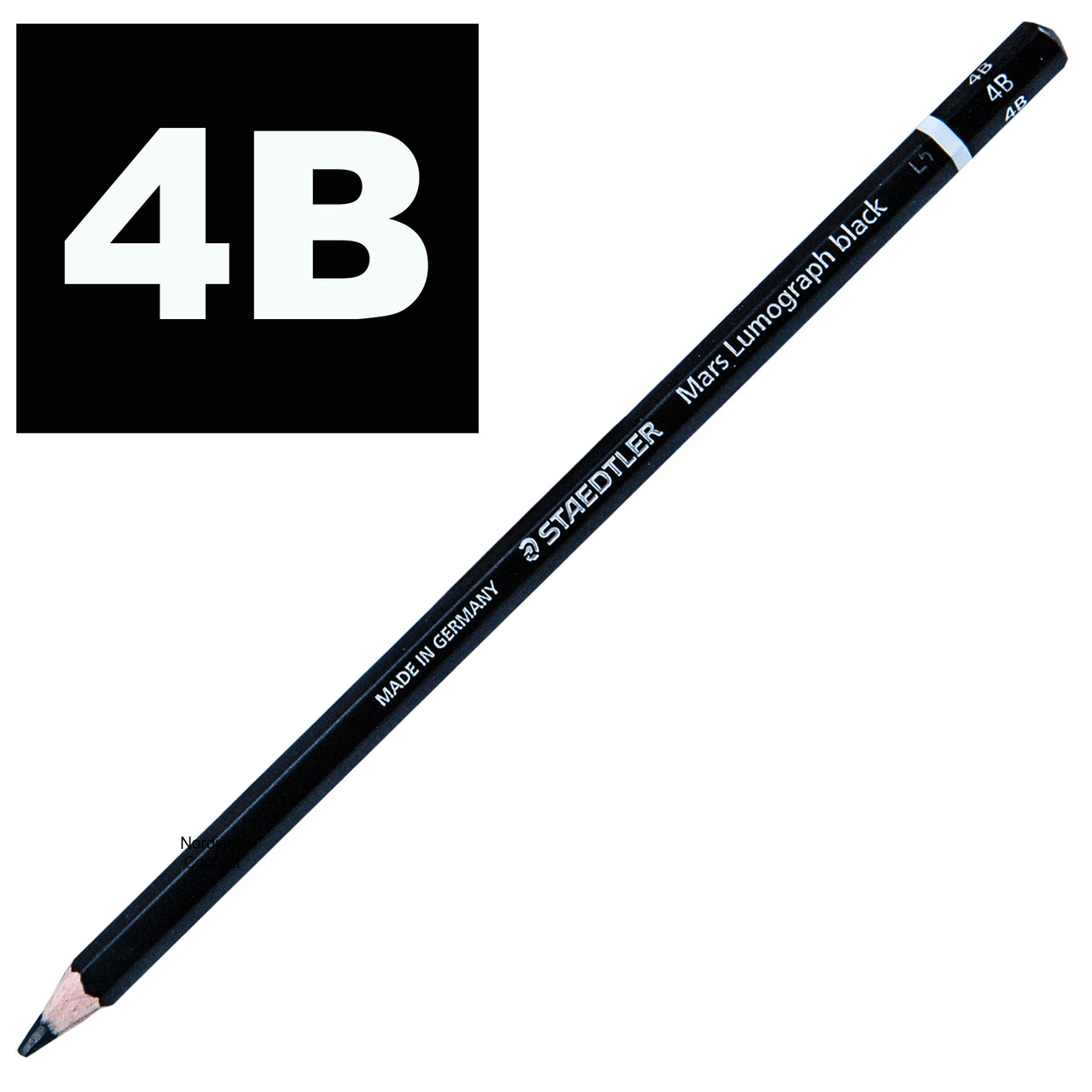 Wooden (Body) Staedtler Mars Lumograph 4B Pencil at Rs 780/pack in Mumbai