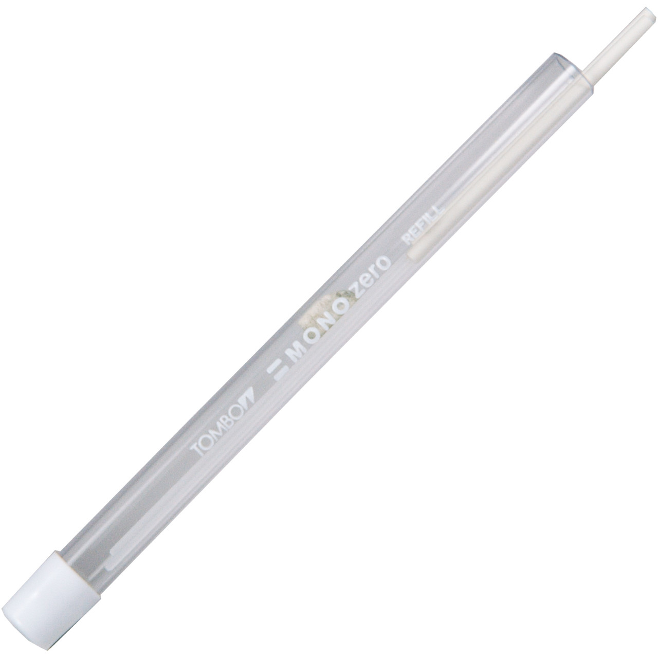 Tombow Mono 57307 Zero Eraser Refill, Round 2.3 mm Diameter, Tube of 2  Erasers
