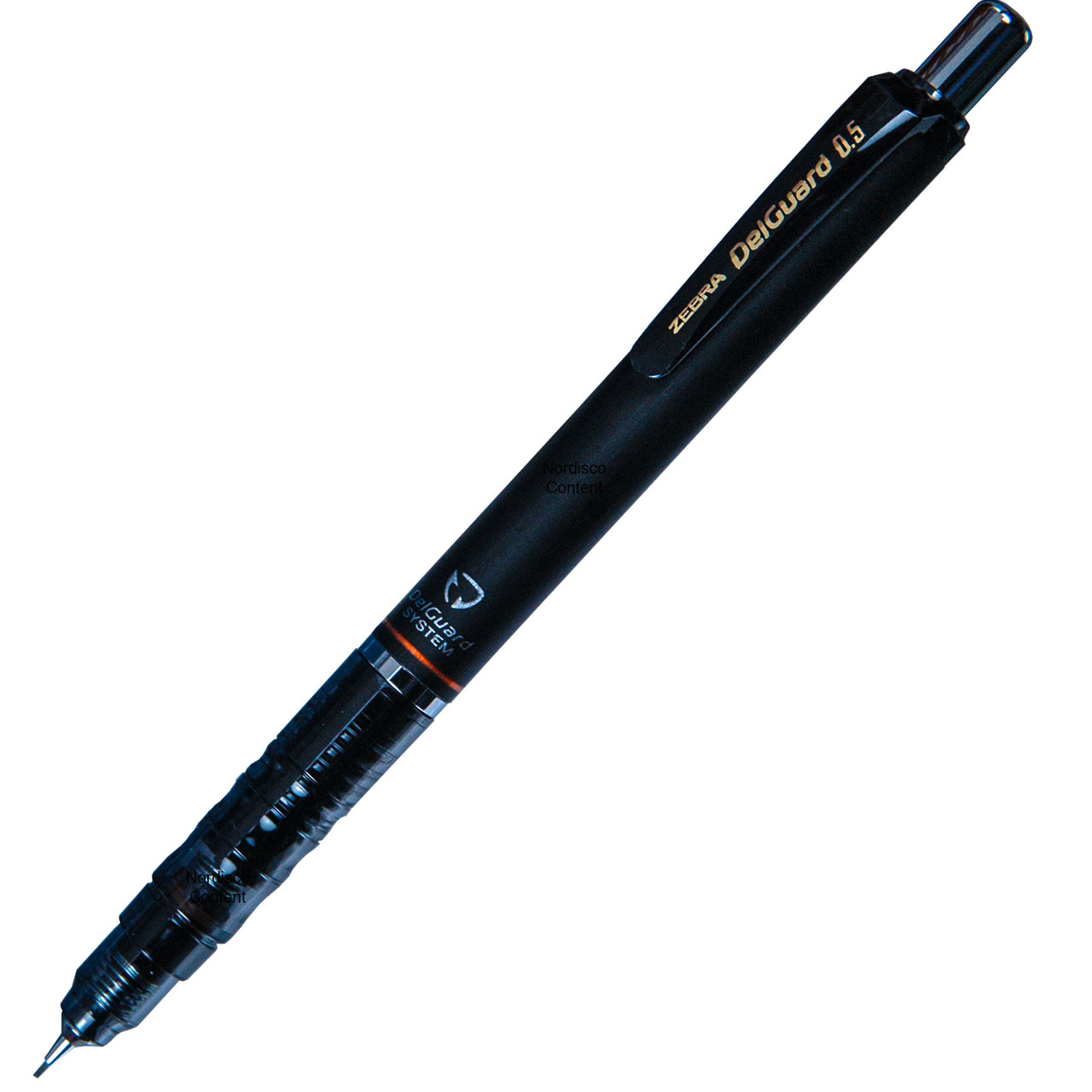 Zebra 58607 DelGuard 0.5 Mechanical Pencil, Black Barrel