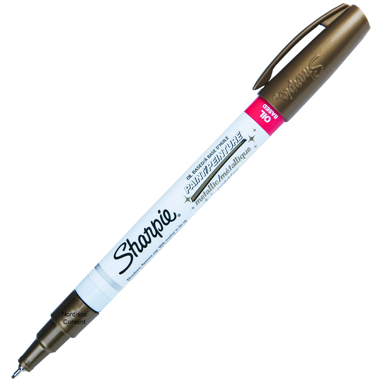 Sharpie 35532 Metallic Gold Oil Based Paint Marker, Extra Fine Point
