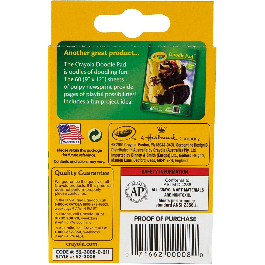 Crayola 52-3008 Regular Size Crayon Sets | Nordisco.com