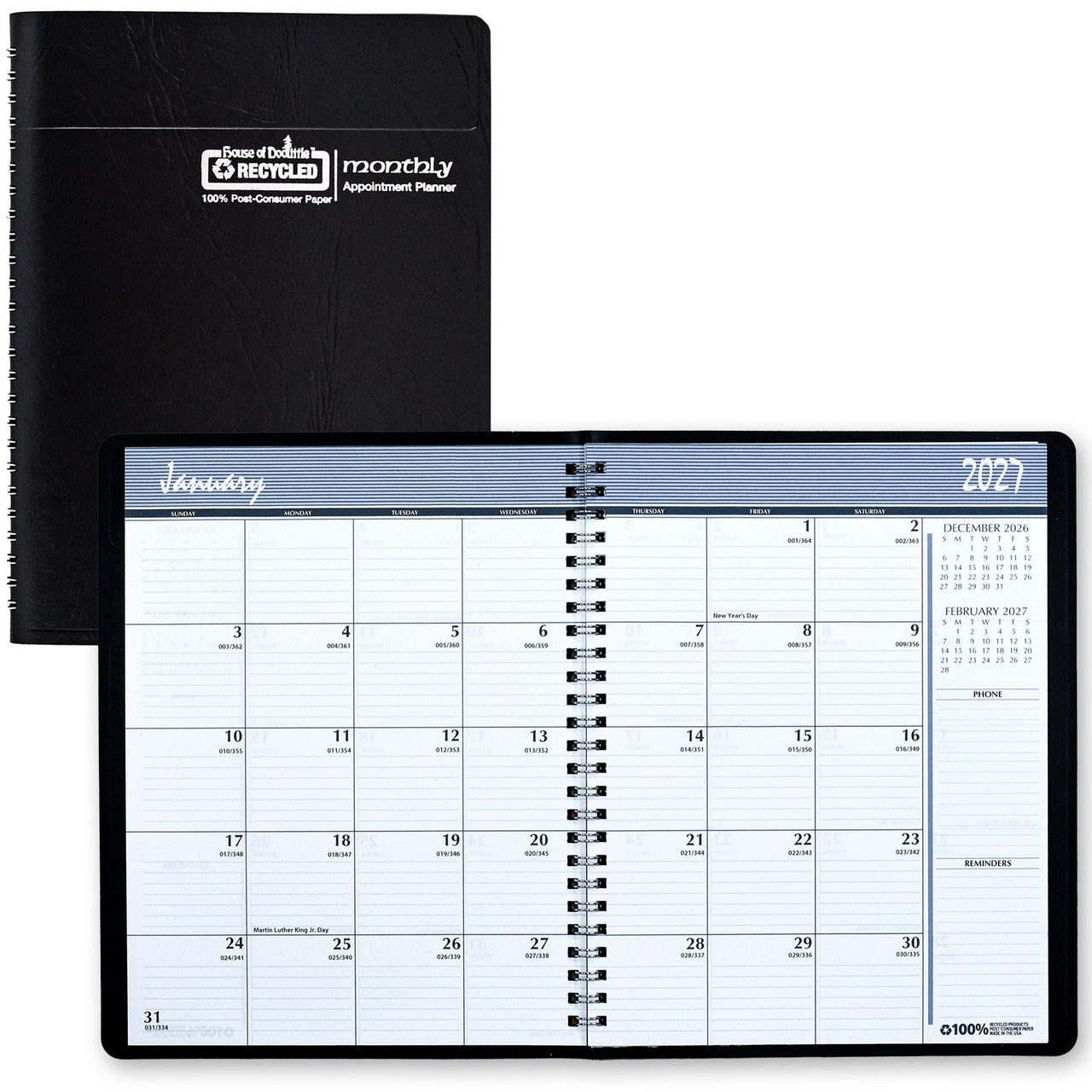 2027 House of Doolittle 2626-02 HOD262602 Monthly Planner