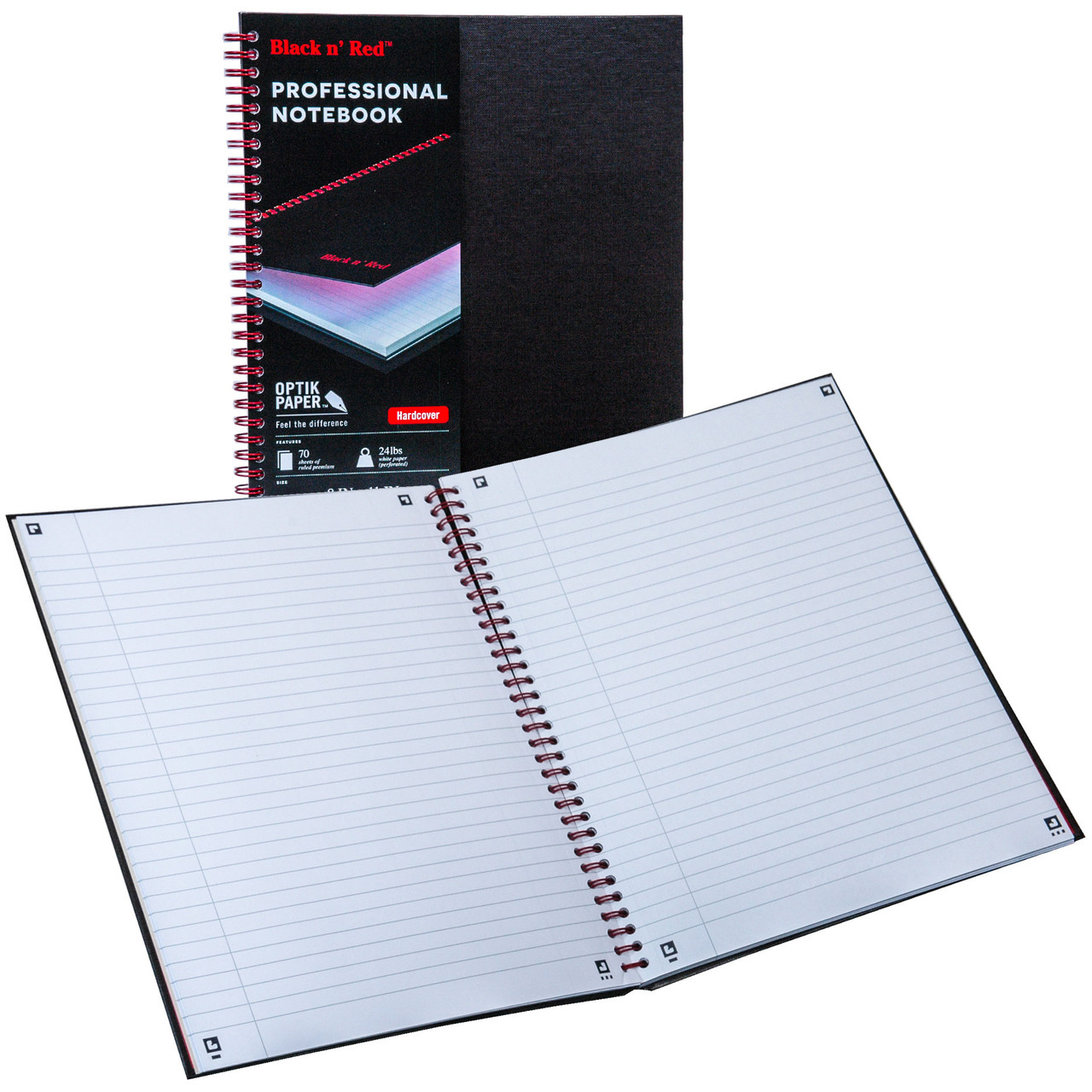 Black n' Red K67030 Notebook Hardcover, 8 x 11