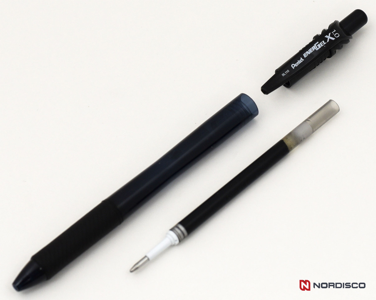 Pentel EnerGel X 1.0 BL110-A 1.0mm Black Gel Ink Rollerball Pen
