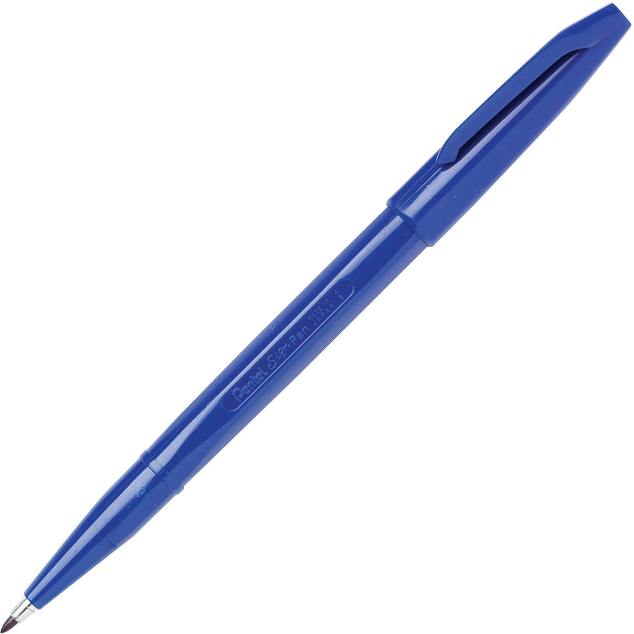 Pentel Sign Pen Blue S520C, Fibre Tip, Fine Point | Nordisco.com