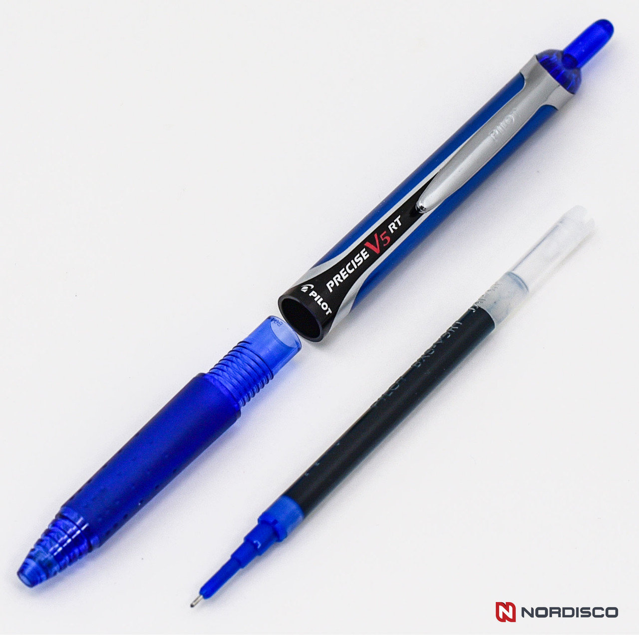 Pilot Precise V5 RT Rolling Ball Pen 26063, Blue Ink, 0.5mm Extra