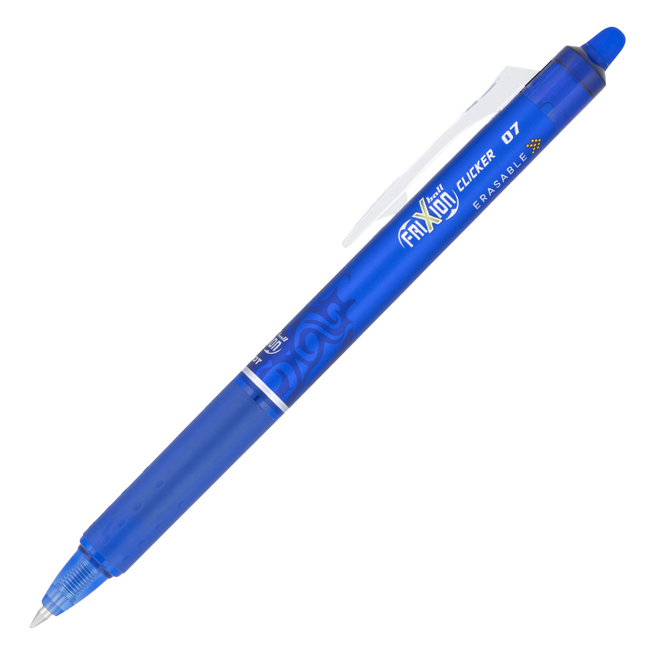 Pilot FriXion Clicker 07 Erasable Pen 31451, Blue Gel Ink, 0.7mm