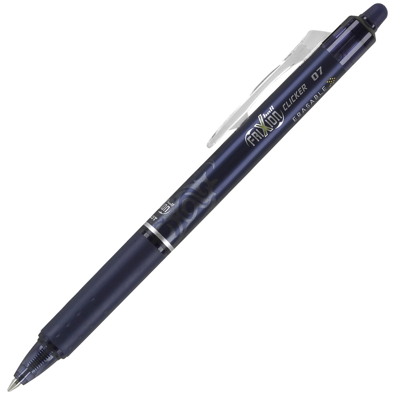 Pilot FriXion Clicker 07 Erasable Pen 31457, Navy Gel Ink, 0.7mm