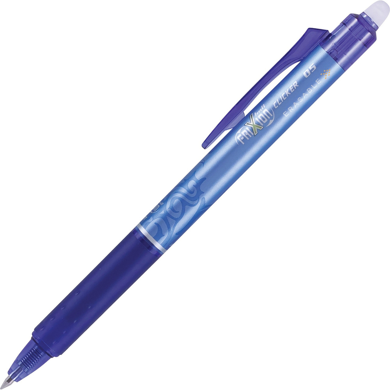 Pilot 32521 FriXion Clicker 05 Extra Fine Point Erasable Blue Gel