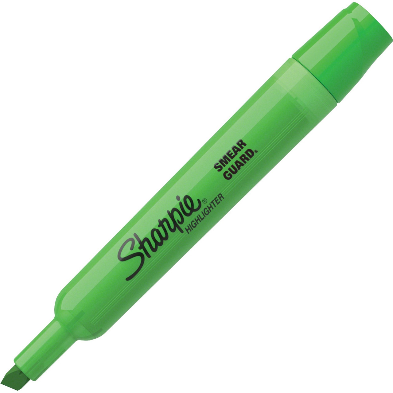 Sharpie Highlighter 25026, Smear Guard Fluorescent Green Ink