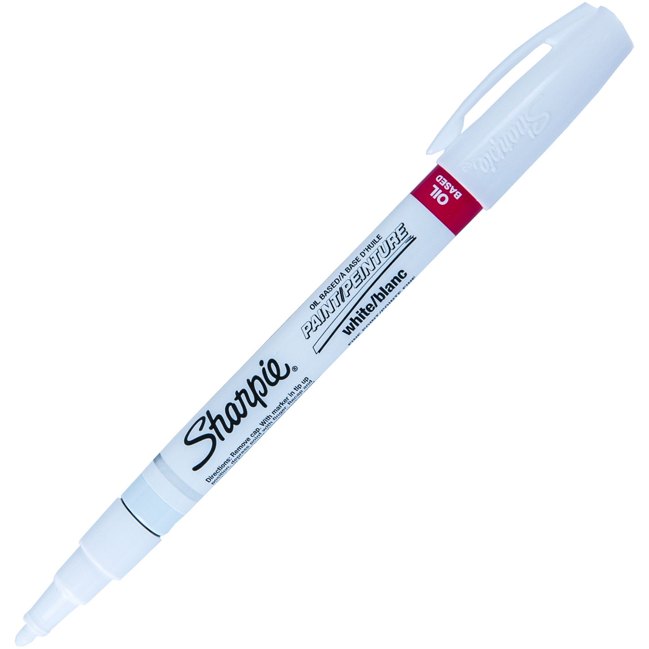 Sharpie 35543 White Oil Based Paint Marker, Fine Point