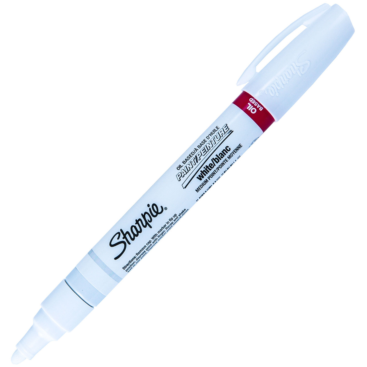 35558 Sharpie Oil-Based Paint Marker, White Ink, Medium Tip, Pack of 1