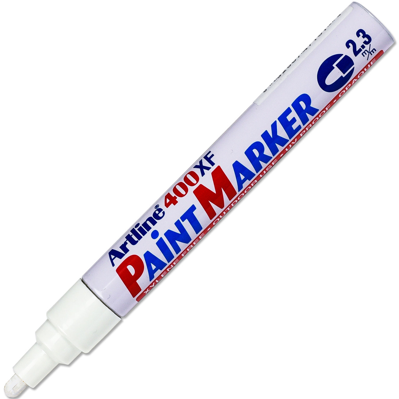 Artline 400XF Paint Marker, White, Bullet Point 47101