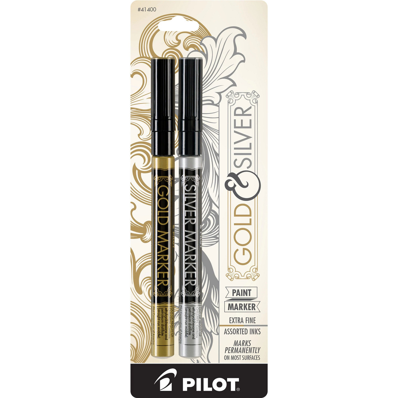 Pilot Silver Paint Marker 41600 0.5mm Extra Fine Point 