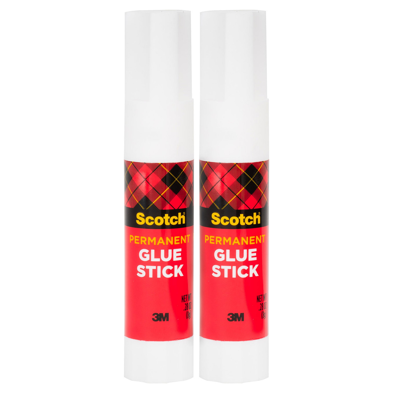 Scotch Permanent Glue Stick, 0.28 oz, 24-count