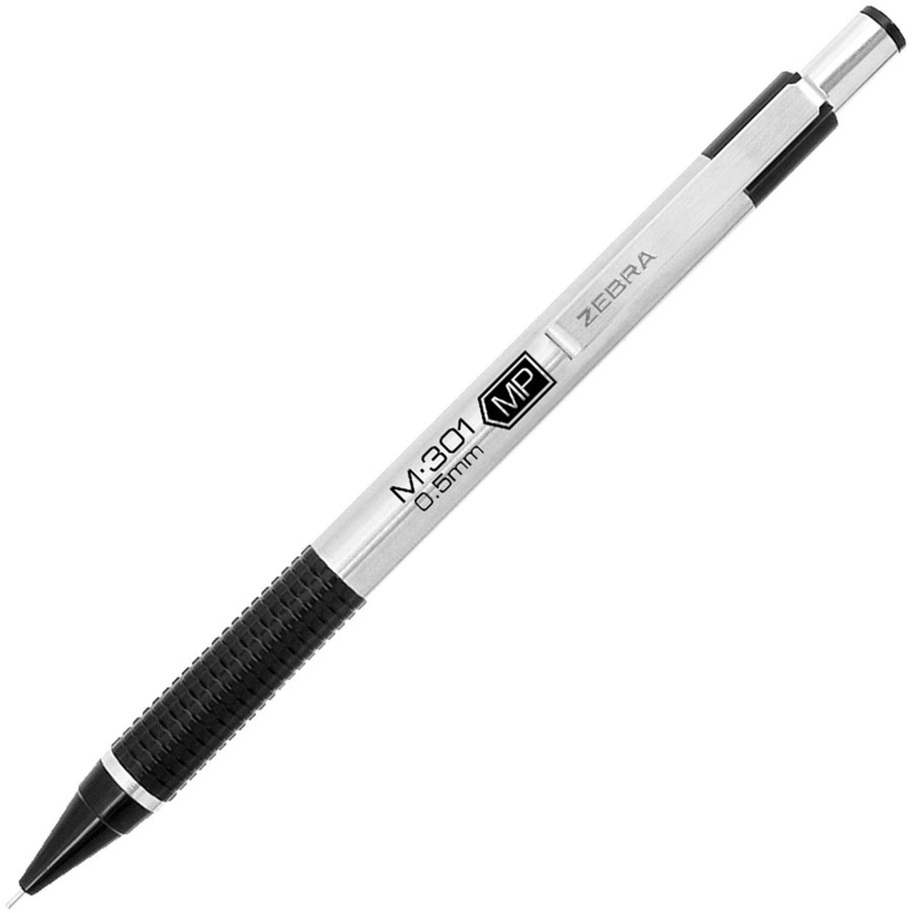 Zebra M-301 0.5mm Stainless Steel Mechanical Pencil with 