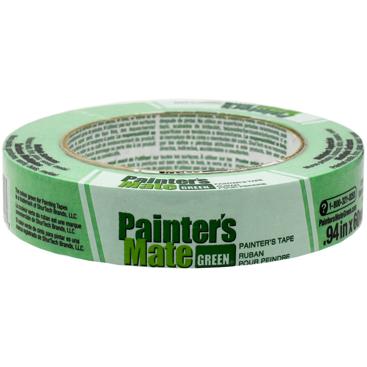 Shurtech Painter's Tape, Mate Green,  1 x 60 yd
