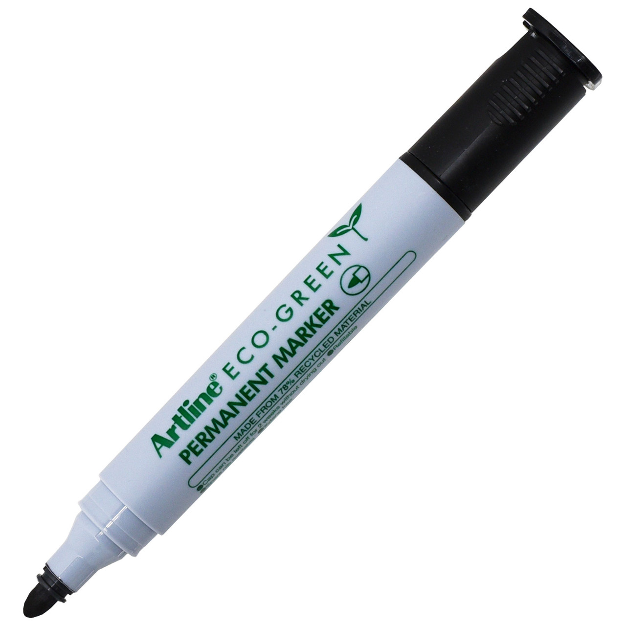 マーカー　MARKER COMPACT ROTAMAT Artline 47061 EK-177US Eco-Green Permanent Marker, Black Ink