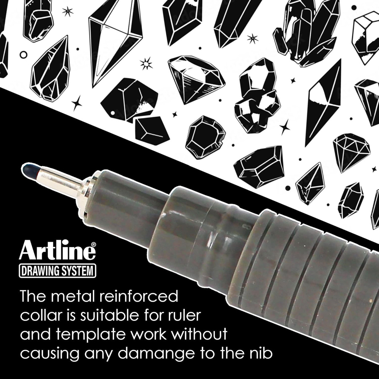 Artline Drawing System Pen Set 9239, Black Ink, Set of Pens