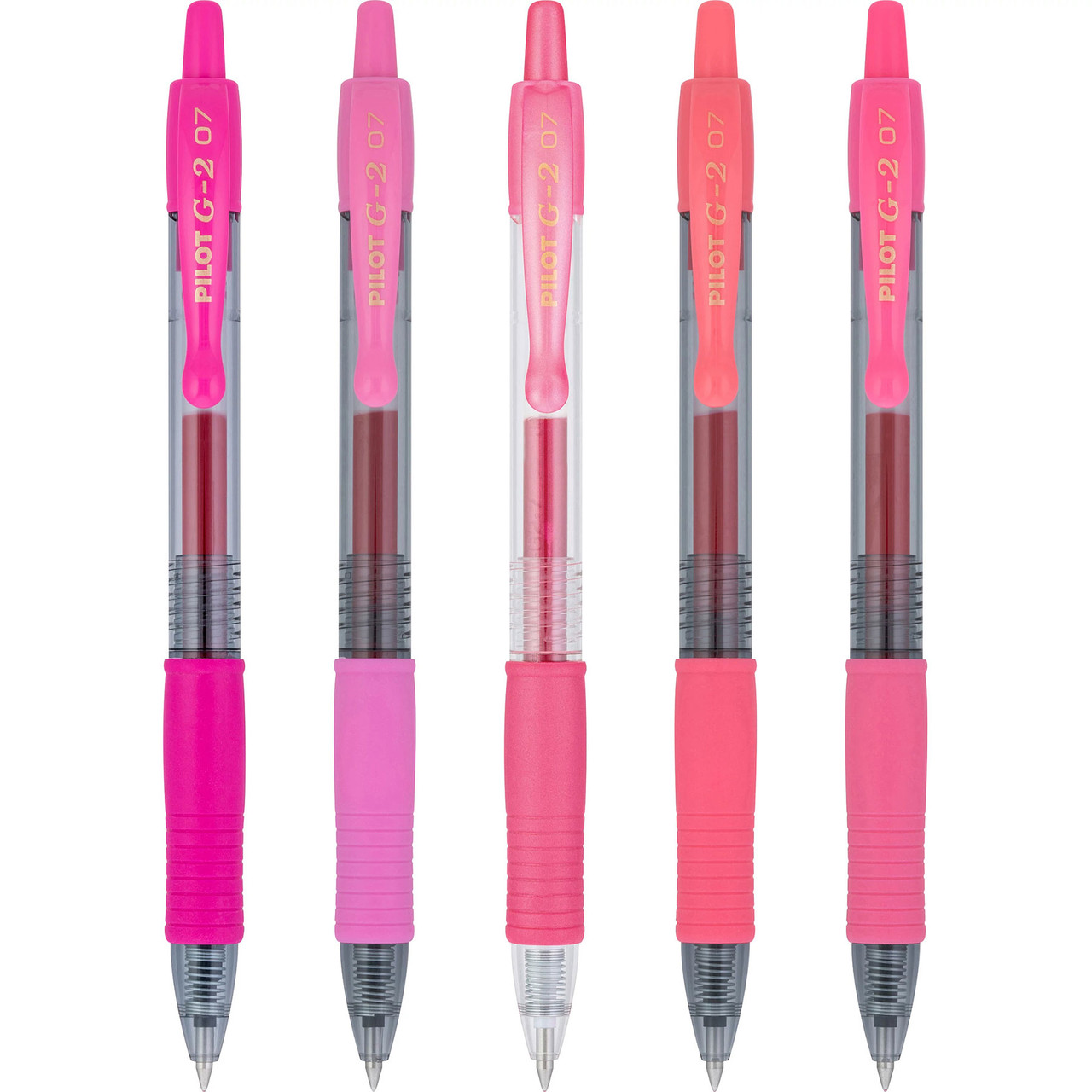 Pilot G2 Boost 20703 Pinks Assortment, 0.7mm Fine, The Colors of