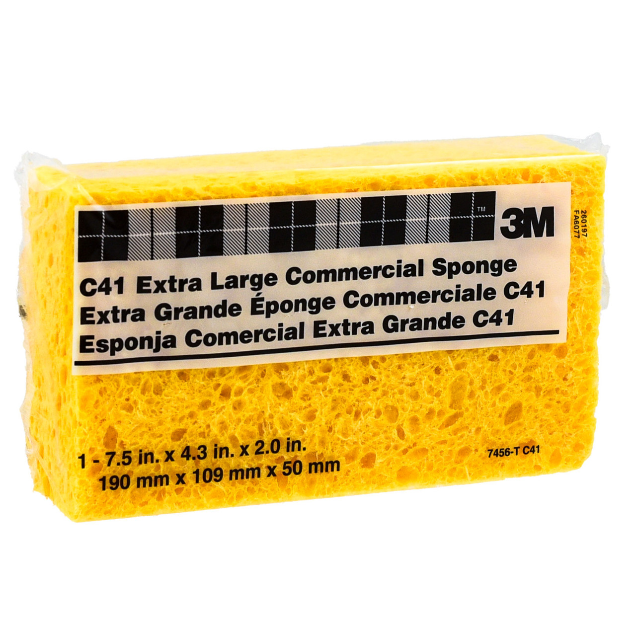 3M C41 7456-T Extra Large Commercial Sponge BC5471/4.8m ST024NEO/1m/3M