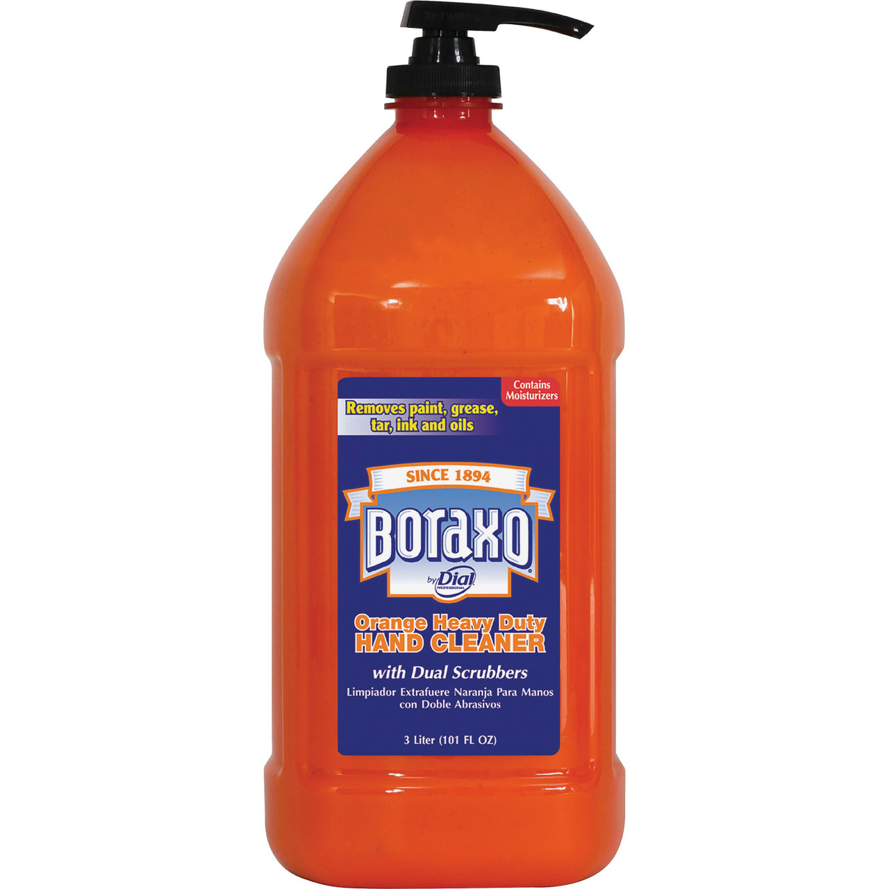 Gojo 095504 Natural Orange Pumice Hand Cleaner, 4 Pump Bottles 