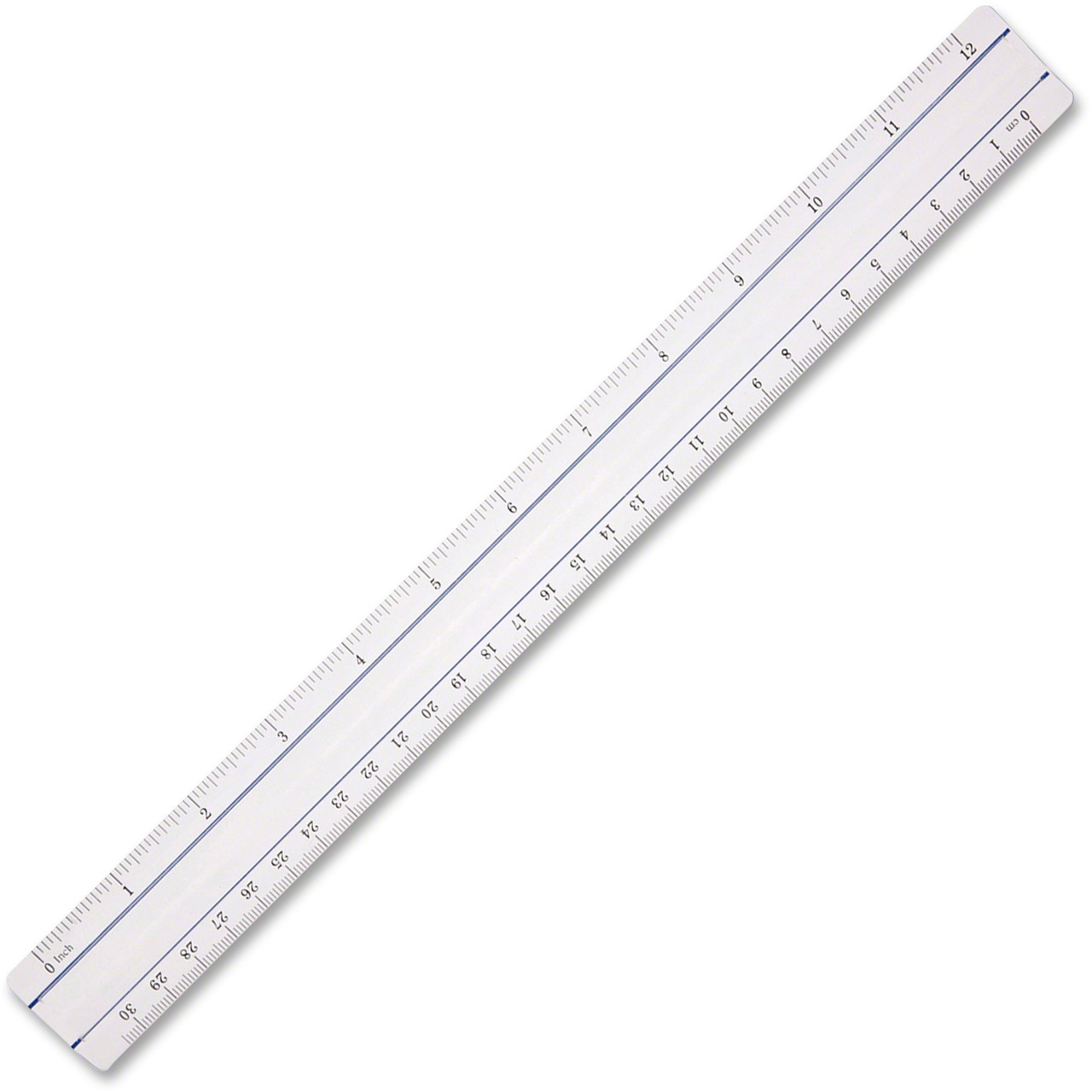 Westcott Shatterproof Plastic Ruler, 6 Inches, Transparent (45016)